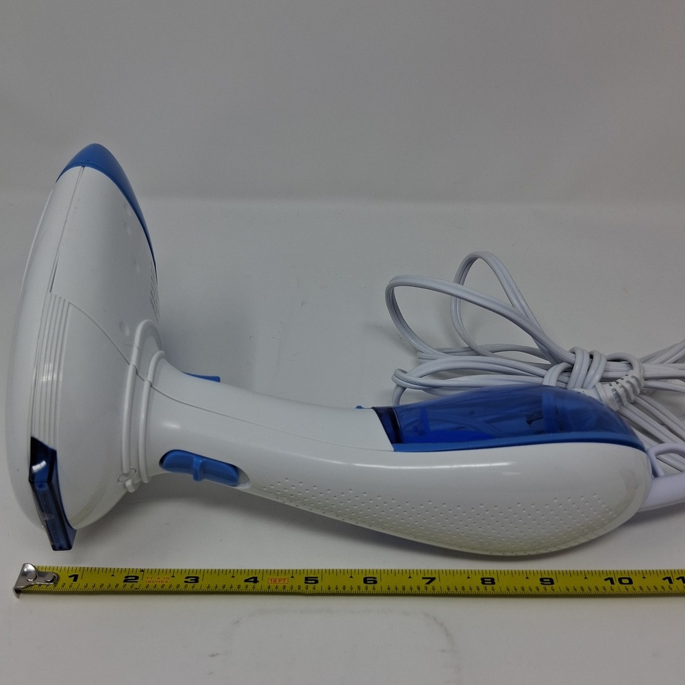 Conair ExtremeSteam Handheld Fabric Steamer White Blue GS237X 1110W Corded - Picture 8 of 8